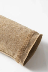 Button Front Contrast Trim Top