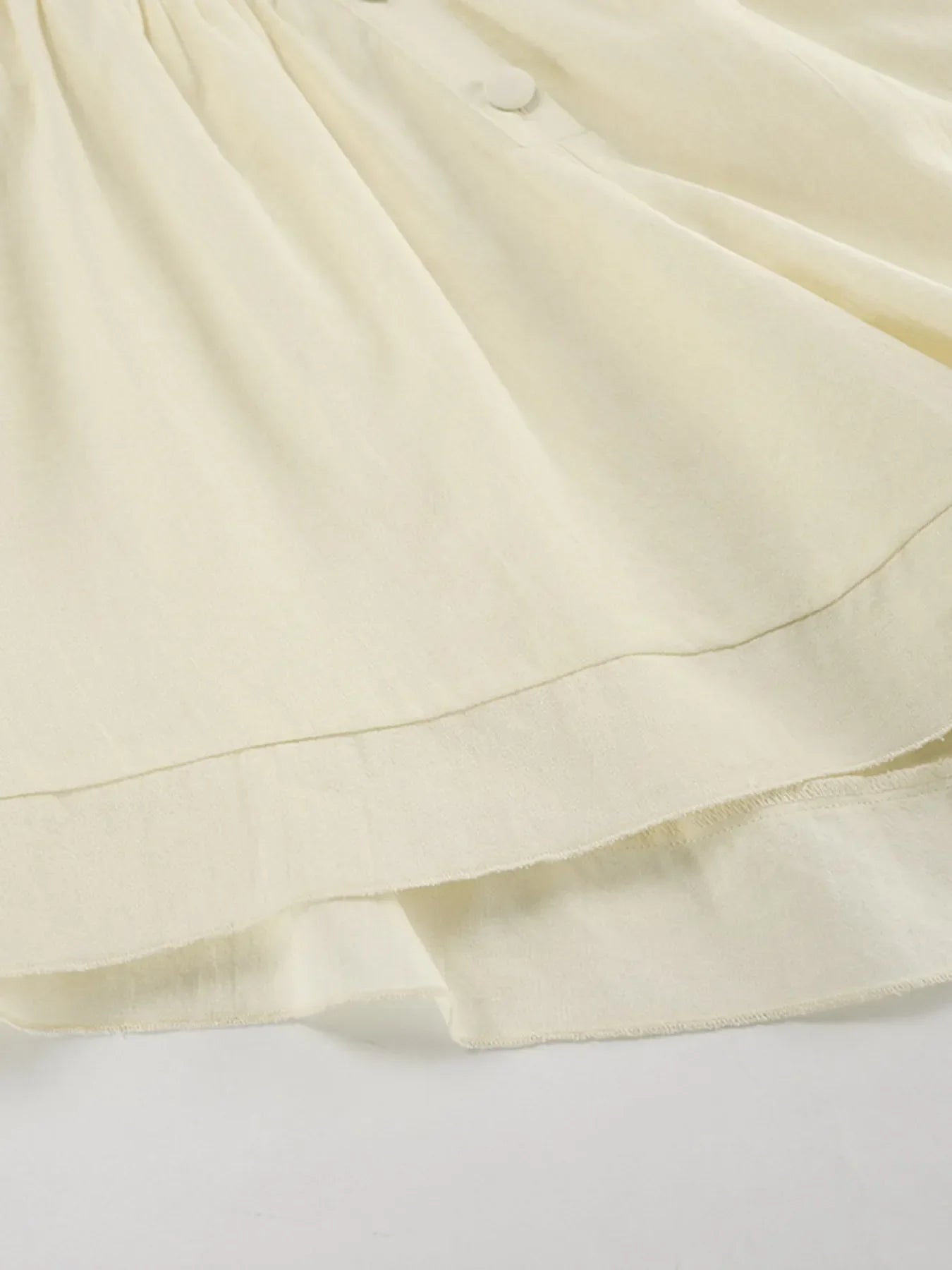 Button-Front Wide Strap Romper