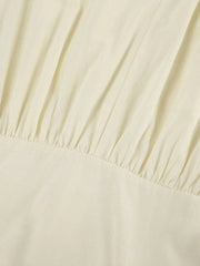 Button-Front Wide Strap Romper