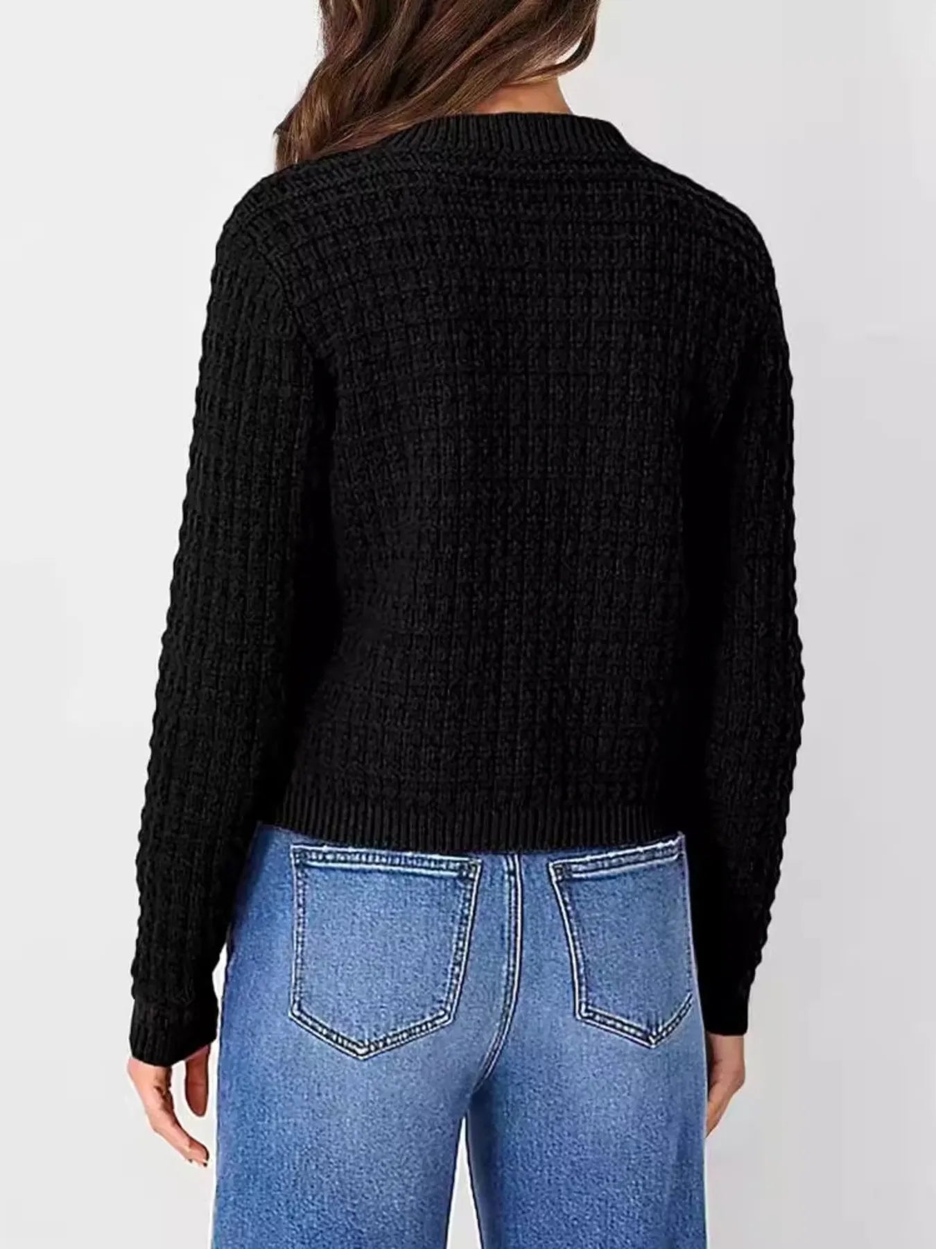 Button-Up Long Sleeve Cardigan