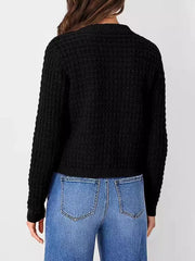 Button-Up Long Sleeve Cardigan