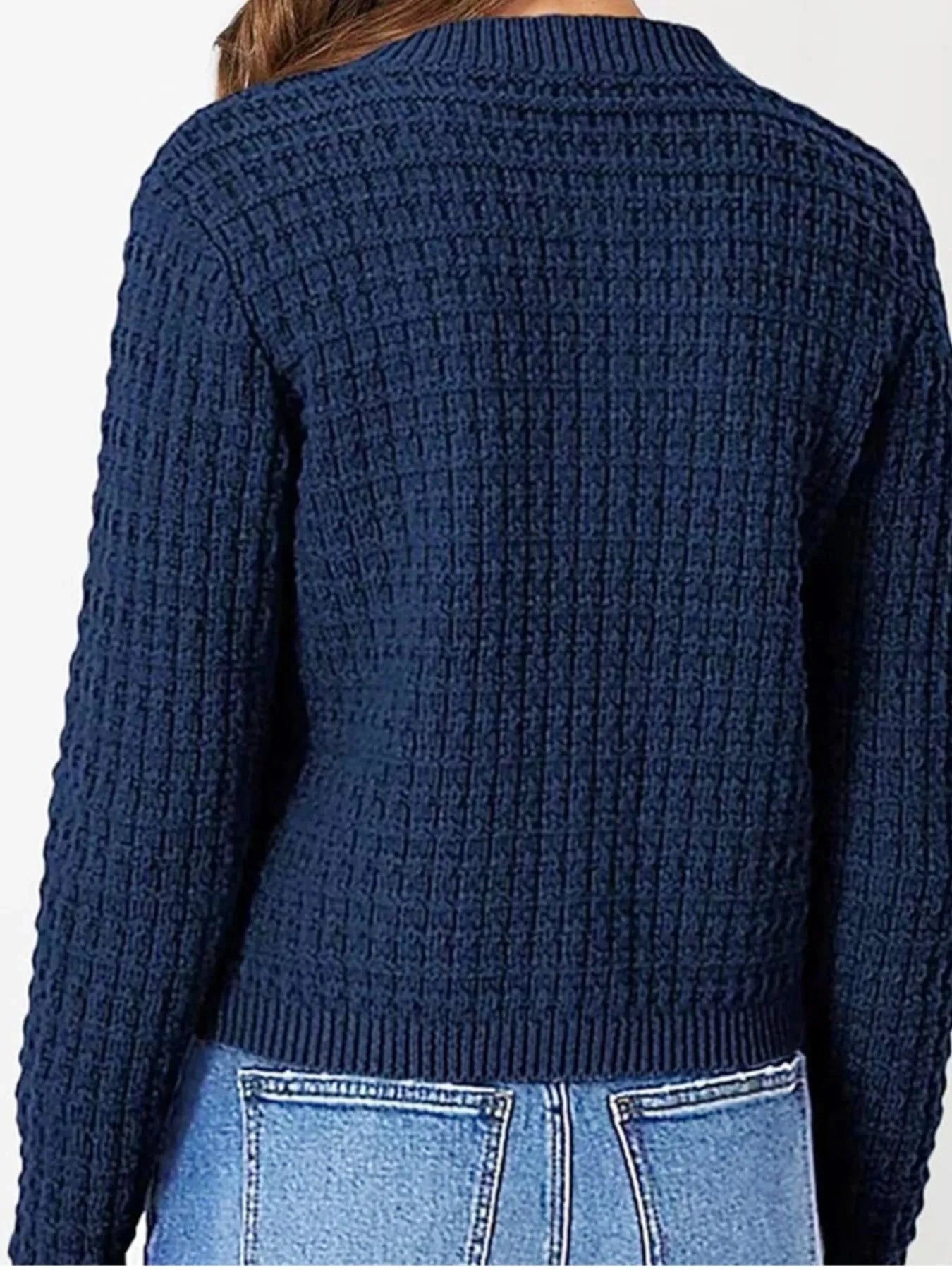 Button-Up Long Sleeve Cardigan