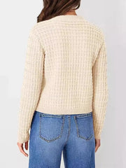 Button-Up Long Sleeve Cardigan