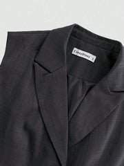 Button Up Sleeveless Top and Pants Set