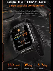 C20 Pro Smartwatch: 1.83" Bluetooth, IP68 Waterproof, Music, Calls, Sports & Fitness