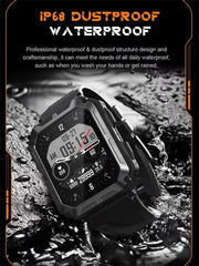 C20 Pro Smartwatch: 1.83" Bluetooth, IP68 Waterproof, Music, Calls, Sports & Fitness