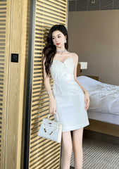 Cami Pleated Bust Mini Dress