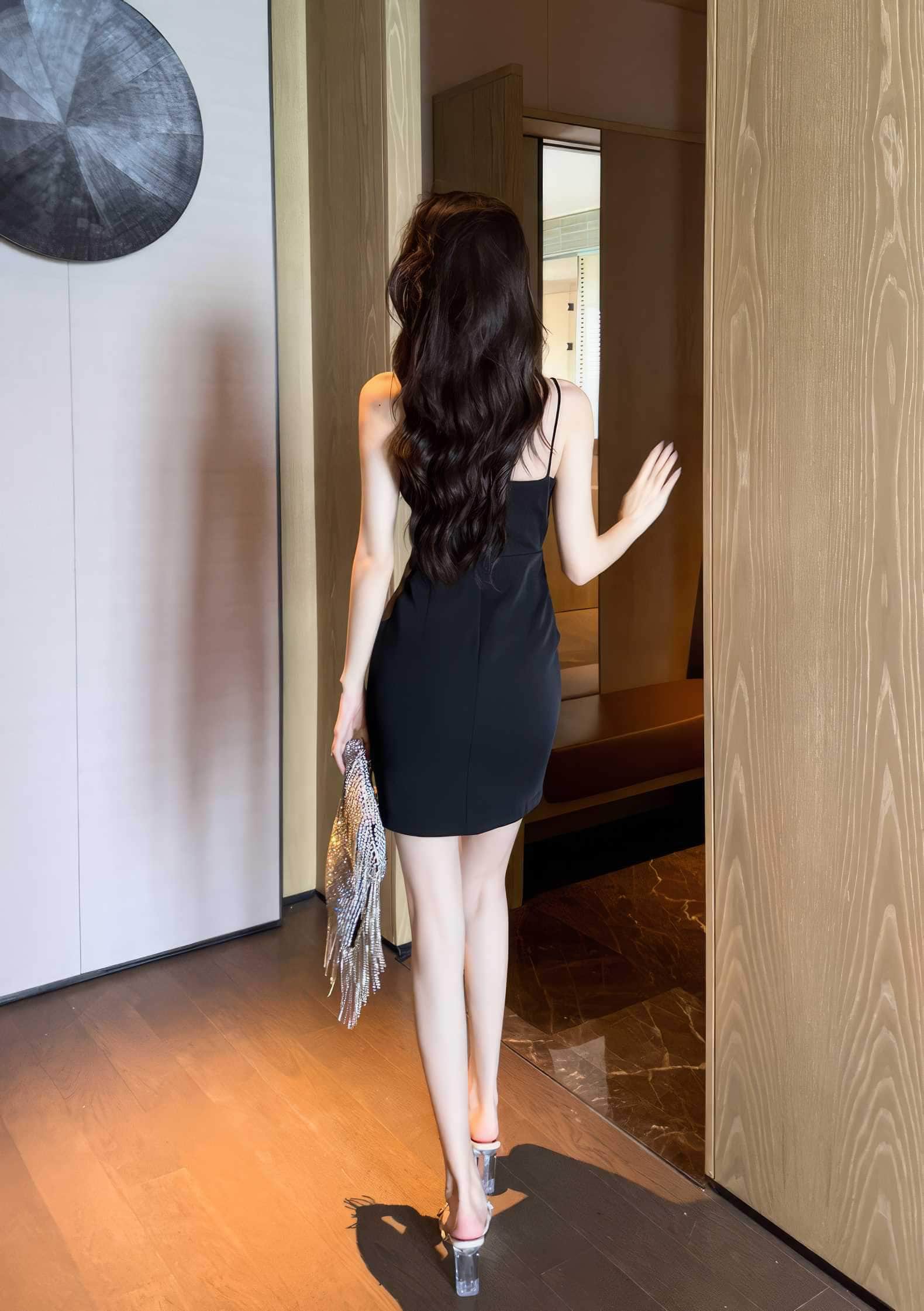 Cami Pleated Bust Mini Dress