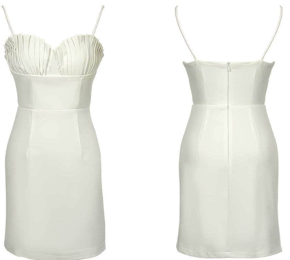 Cami Pleated Bust Mini Dress