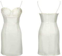 Cami Pleated Bust Mini Dress
