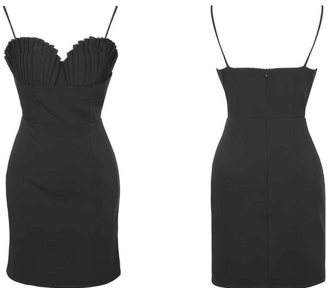 Cami Pleated Bust Mini Dress