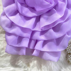 Cami Ruffled Floral Crop Top