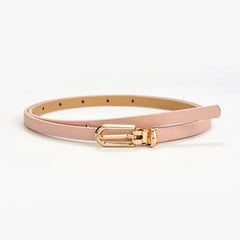 Candy Color Women's Thin Waist Strap Belt - Ideal for Pants, Jeans, and Dresses, Alloy Pin Buckle, Adjustable Waistbands 1610 / 105CM