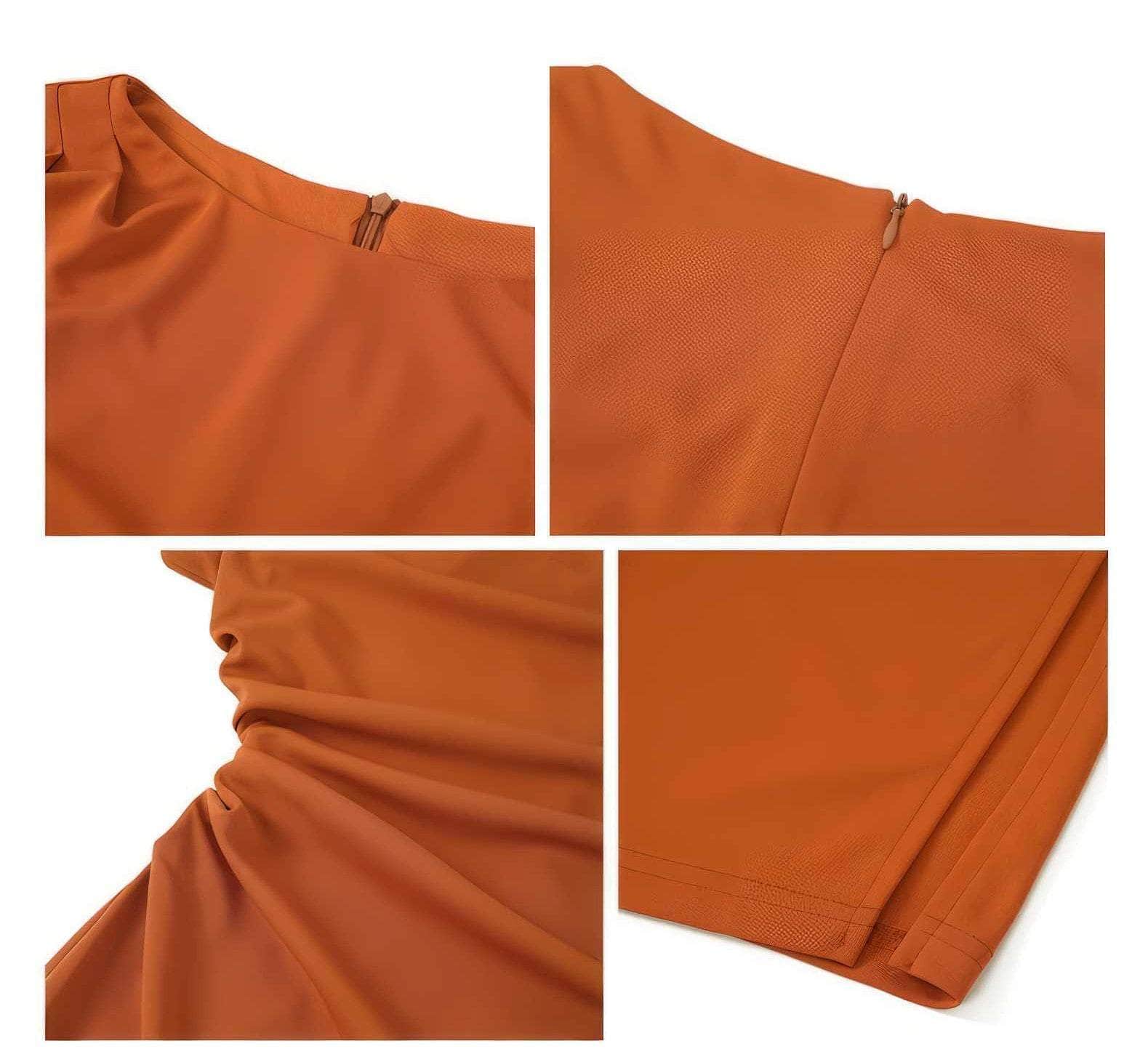 Cap Sleeves Ruffled Bodycon Dress