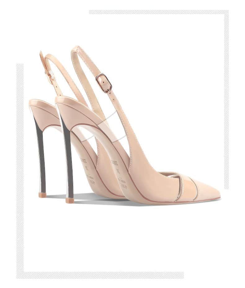 Casadei Women's Blade Slingback Pointed Toe High Heels