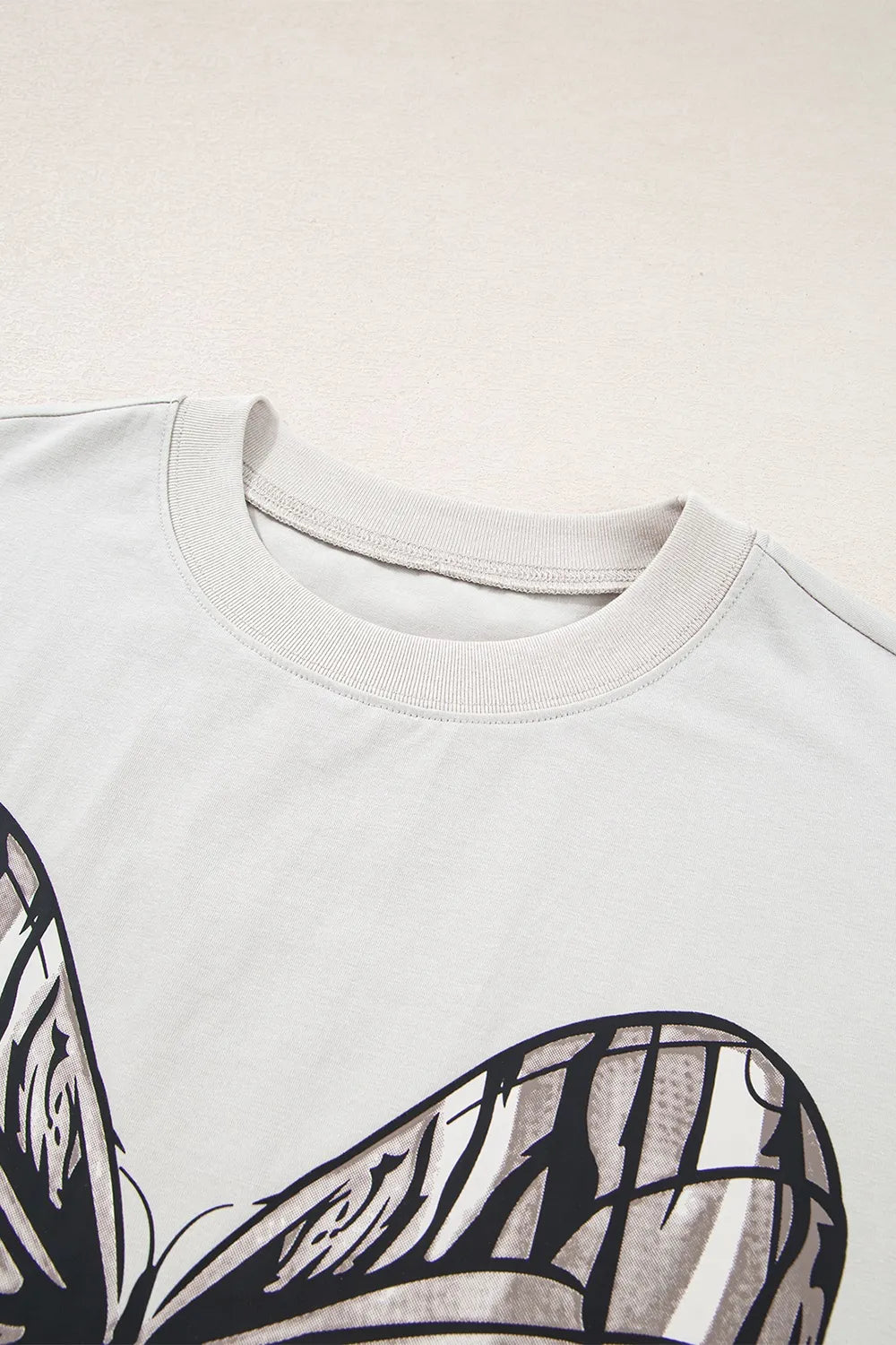 Casual Oversize Bow Drop Shoulder Tunic Casual Tee