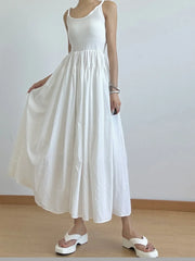 Casual Scoop Neck Cami Dress