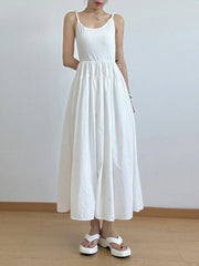 Casual Scoop Neck Cami Dress