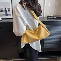 Casual Top Handle Shoulder Leather Bag