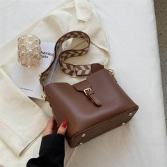 Casual Tote Shoulder Handbag Brown