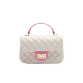 Chain Embellished Quilted Crossbody Bag