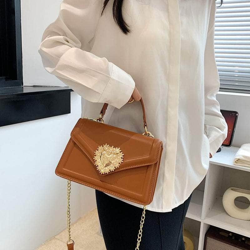 Chic Elegant Shoulder Leather Handbag