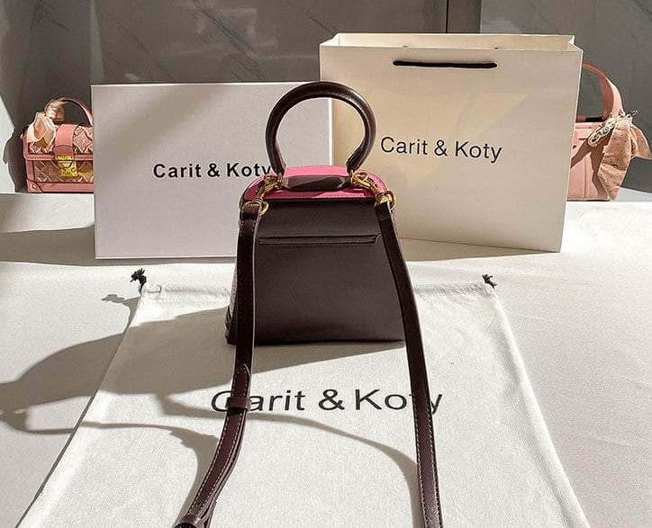 Chic Graffiti Mini Bucket Bag