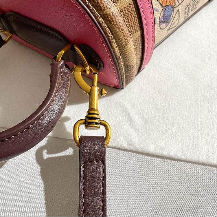 Chic Graffiti Mini Bucket Bag