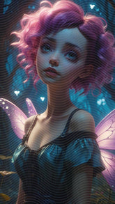 Cinematic Beautiful Fairy Portrait