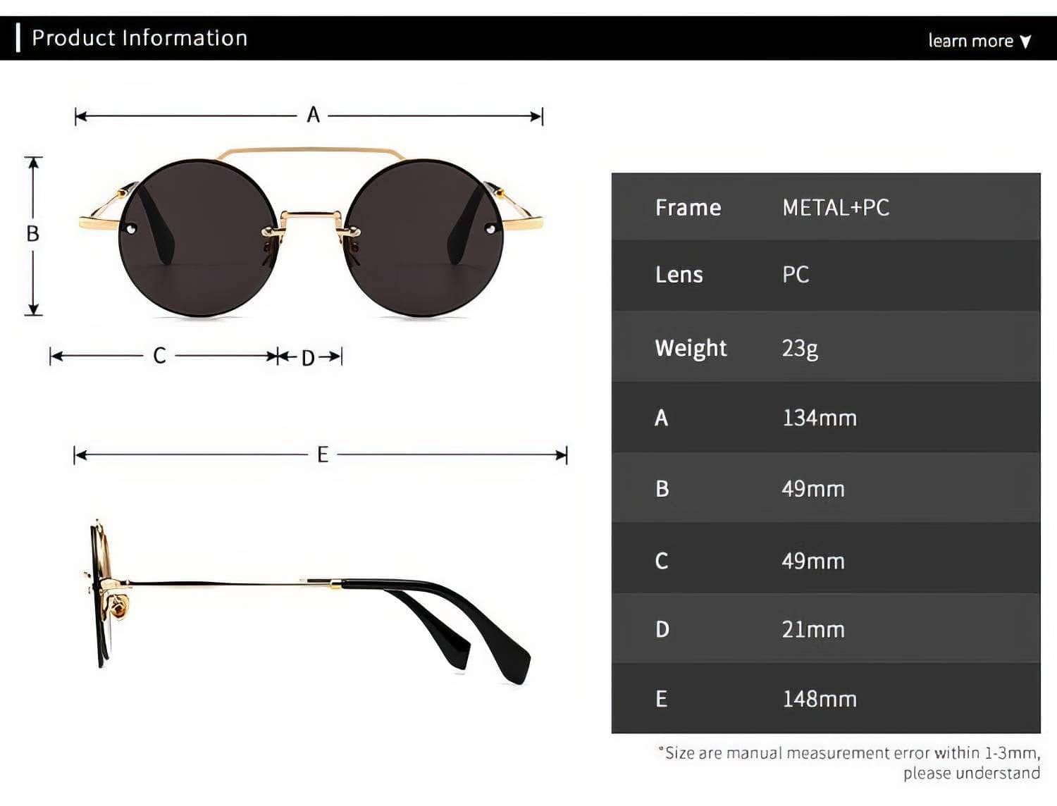 Circular Color Sunglasses