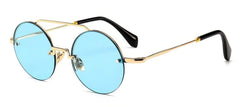 Circular Color Sunglasses Blue / Resin