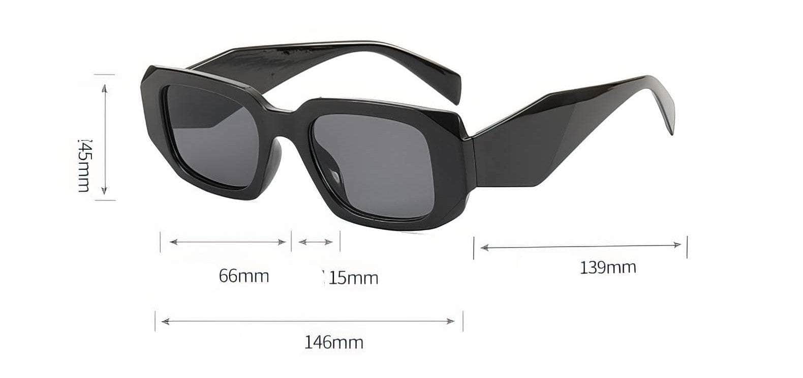 Classic Rectangle Polygon Eyewear
