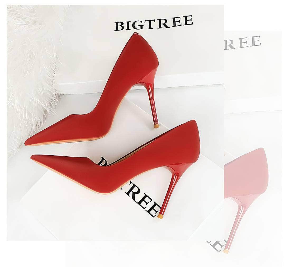 Classy Pointy Toe Banquet Stiletto Heels