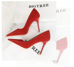 Classy Pointy Toe Banquet Stiletto Heels