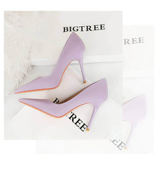 Classy Pointy Toe Banquet Stiletto Heels