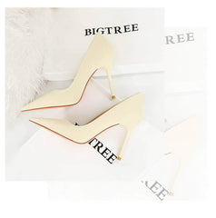 Classy Pointy Toe Banquet Stiletto Heels