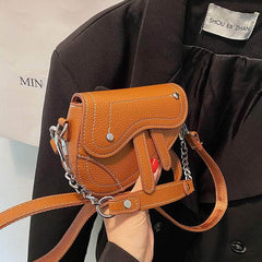 Classy Saddle Leather Bag
