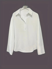Collared Neck Long Sleeve Shirt