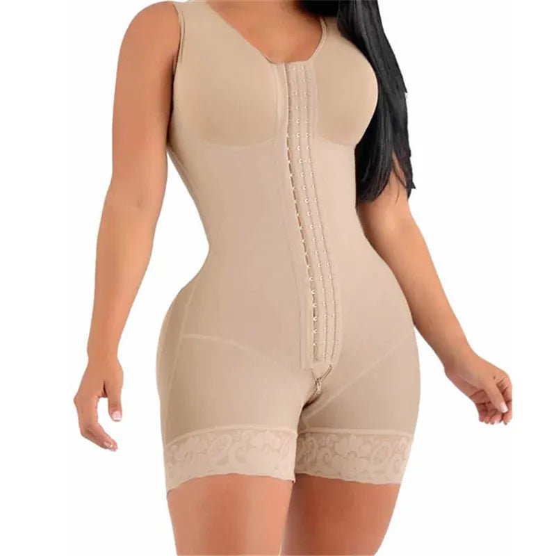 Colombian Short Girdle with High Compression - Post-Surgical Slimming Sheath for Women