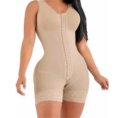 Colombian Short Girdle with High Compression - Post-Surgical Slimming Sheath for Women