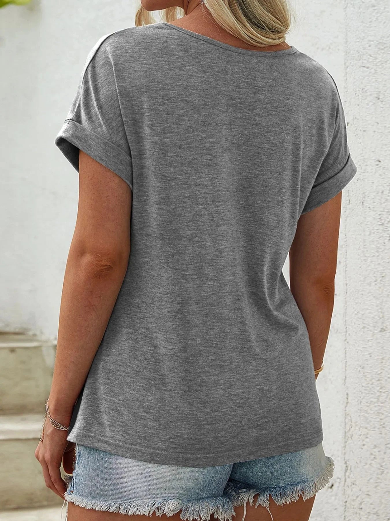 Color Block Casual T-Shirt