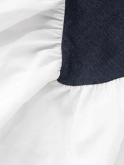 Color Block Halter Neck Dress