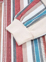 Color Block Striped Long Sleeve Top