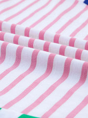 Colorful Striped Oversized T-Shirt