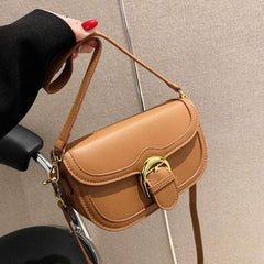 Compact Semicircle Shoulder Purse Ember