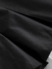 Contrast Pleated Mini Skirt