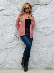 Corduroy Button-Up Shirt