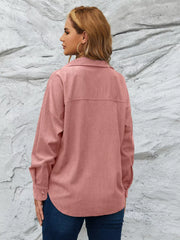 Corduroy Button-Up Shirt