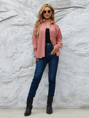 Corduroy Button-Up Shirt