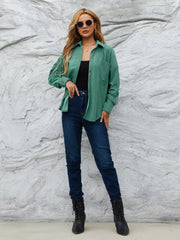 Corduroy Button-Up Shirt